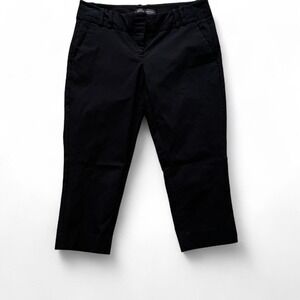 Vintage The Limited Black Capri Pants Y2K Size 6 Petite Cropped Trousers